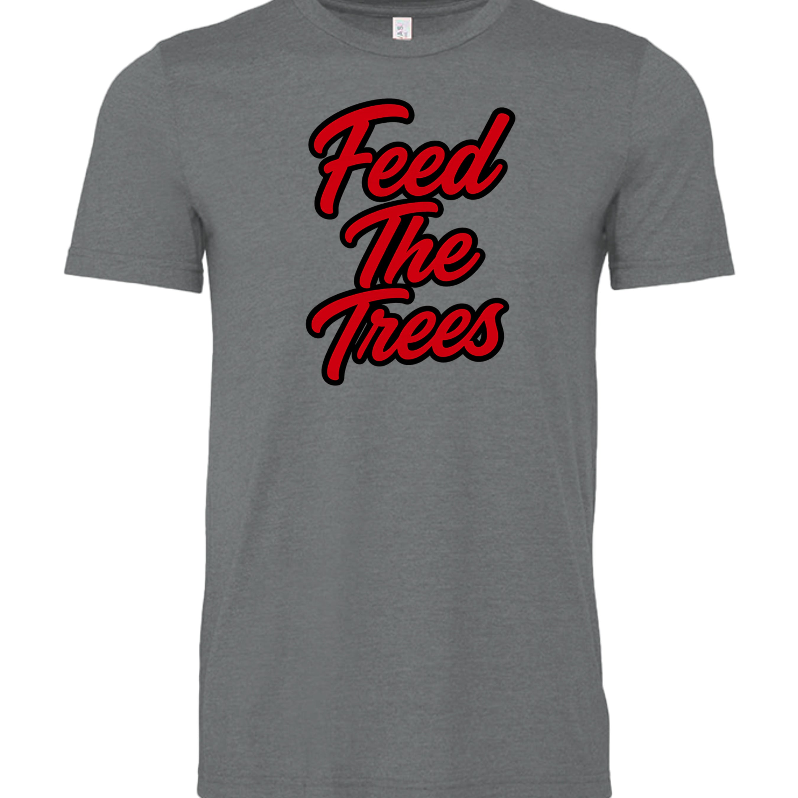 Dark Grey Heather - 3001CVC - FRONT